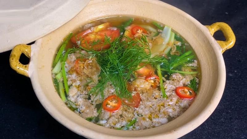 Các bước nấu canh riêu cua chi tiết