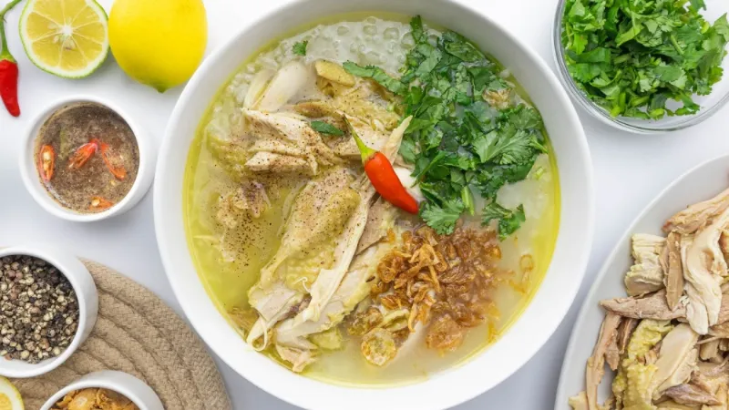 Cháo gà thơm ngon bổ dưỡng