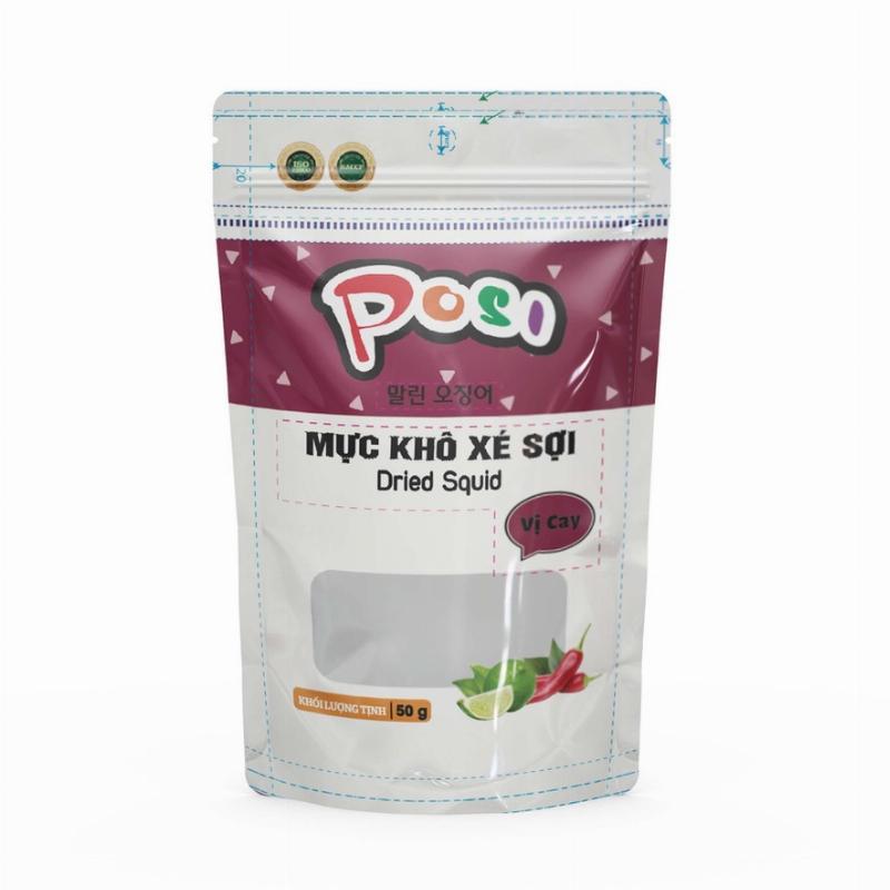 Mực khô xé sợi cay cay