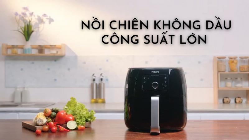 Nồi chiên không dầu công suất cao