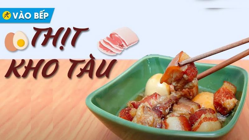 Thịt kho tàu hấp dẫn