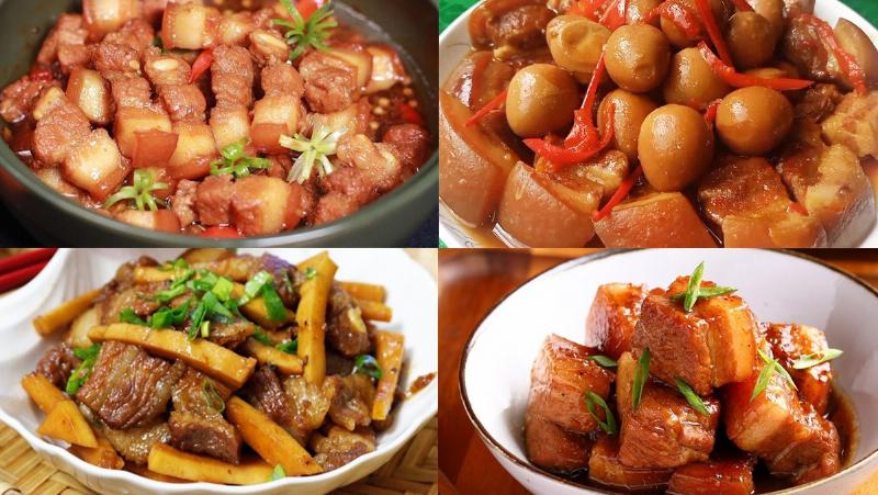 Thịt Kho Tàu Trong Nồi Đất
