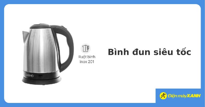 Các loại ấm đun siêu tốc điện máy xanh