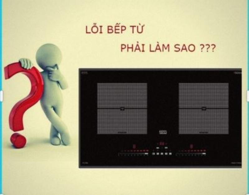 Vệ sinh bề mặt bếp từ để khắc phục lỗi E
