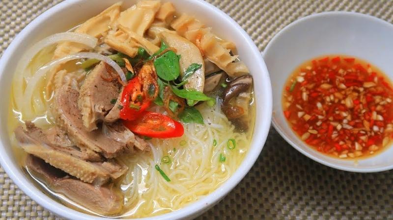 Giá trị dinh dưỡng bún măng vịt