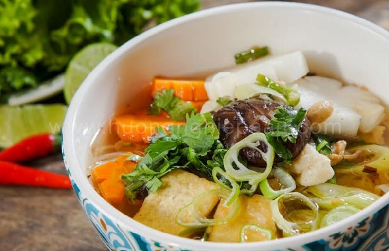 Hủ tiếu chay thơm ngon hấp dẫn