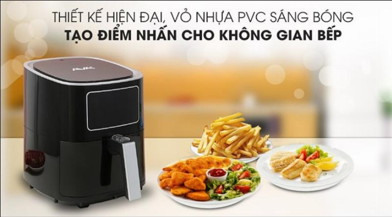 Lựa chọn dung tích nồi chiên không dầu