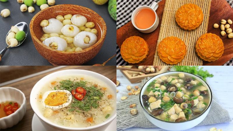 Món ăn từ hạt sen tươi