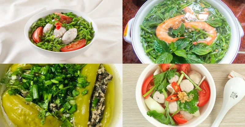 Tôm nấu canh chua mát lạnh cho ngày hè