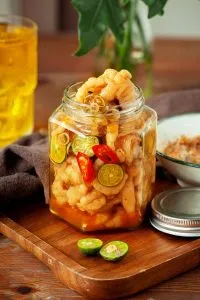 Chân gà ngâm sả ớt thành phẩm thơm ngon