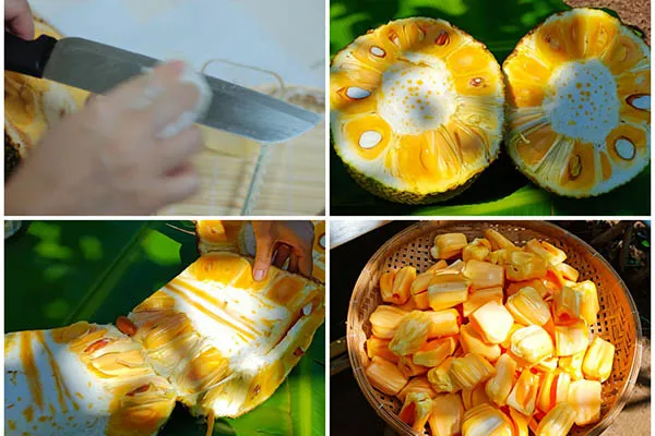 Mẹo bổ mít sạch nhựa, dễ dàng