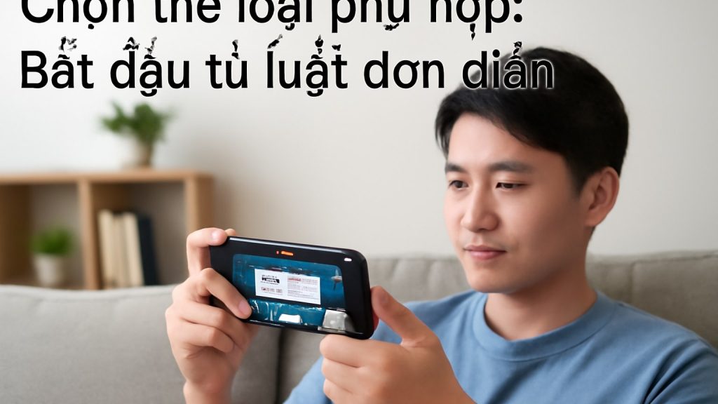 Minh họa: Chọn thể loại phù hợp: bắt đầu từ luật đơn giản
